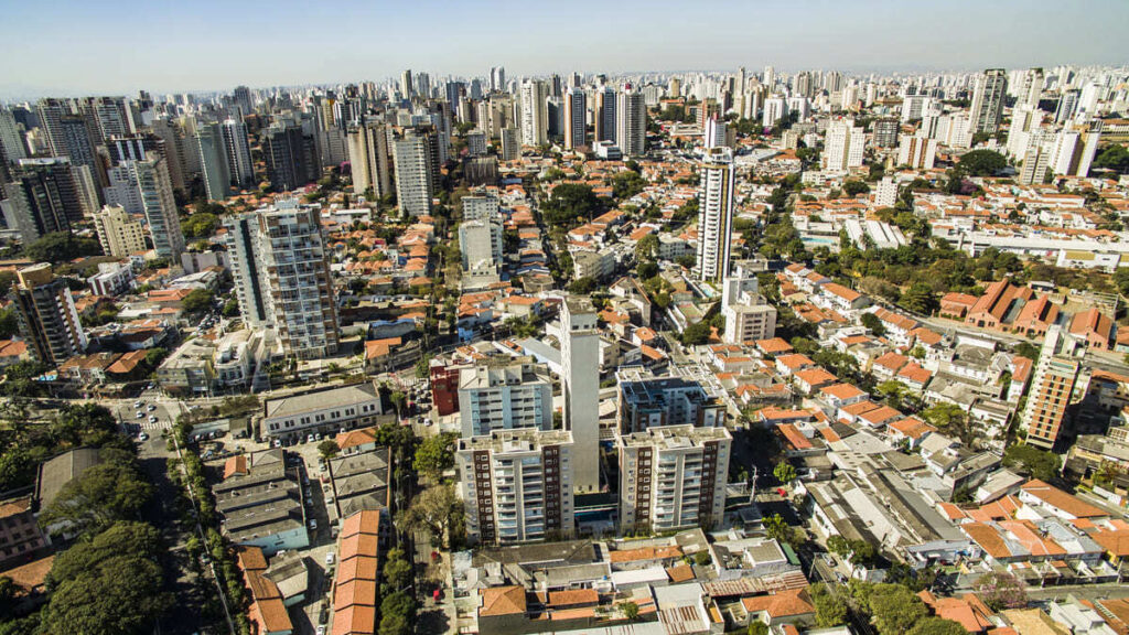 Vista aérea da Vila Mariana.