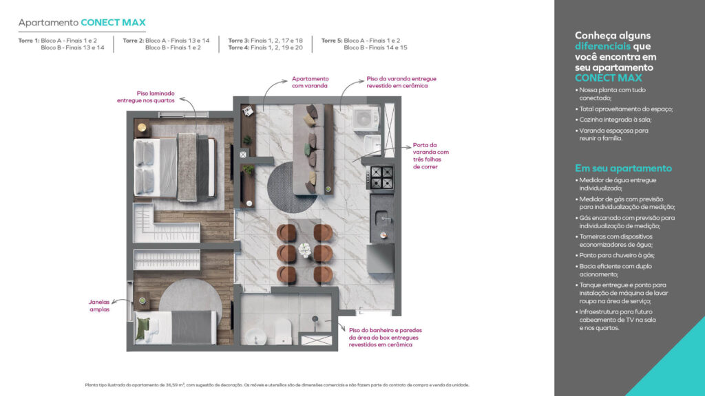 Apartamentos Conect Max.