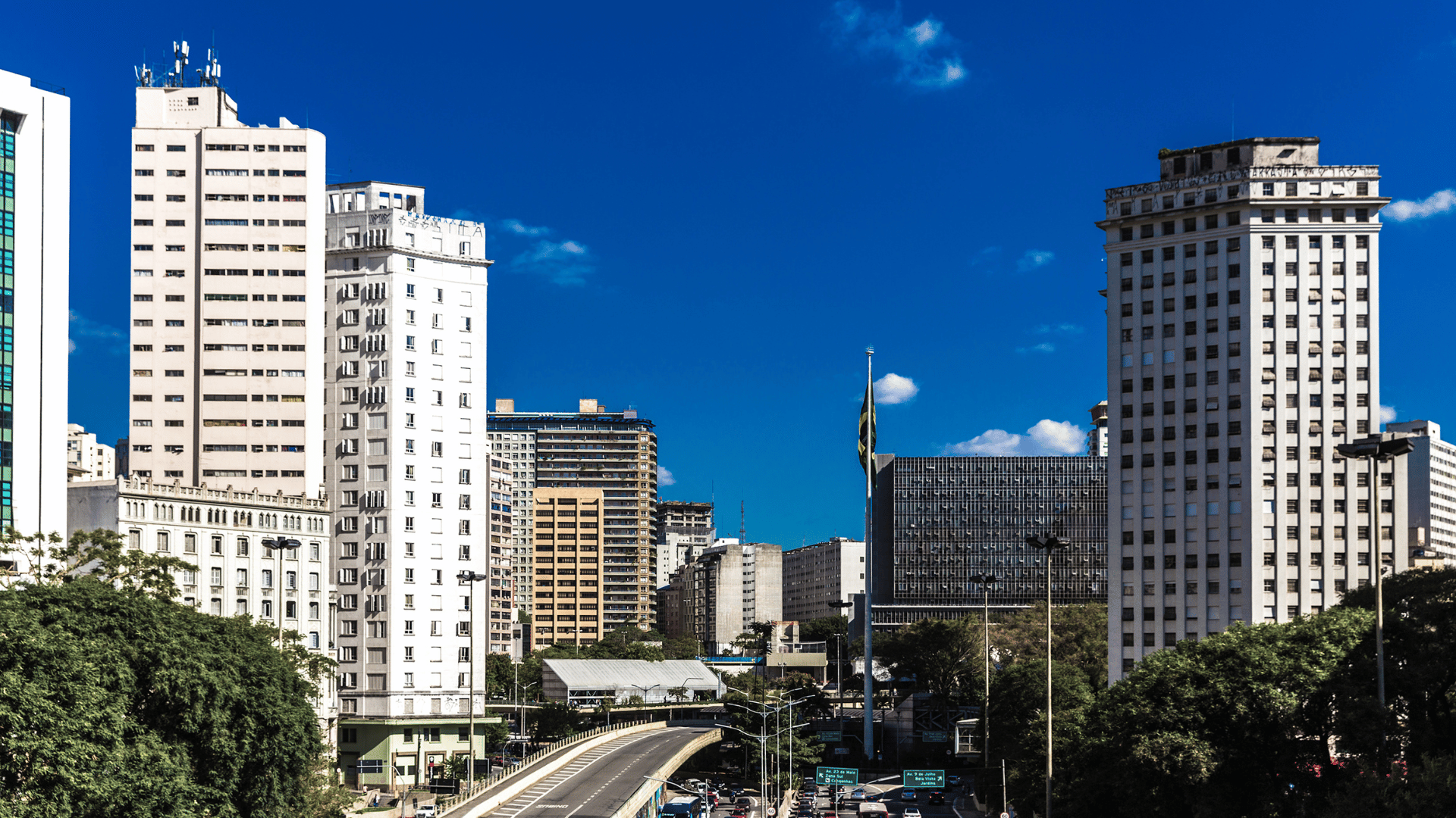 Bairros no centro de SP.