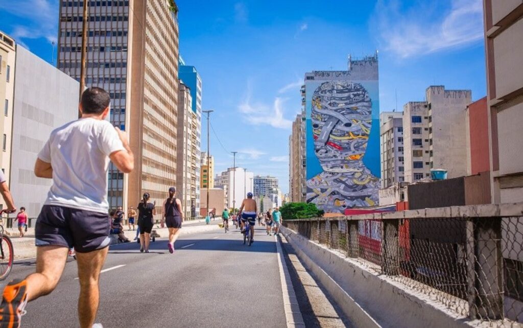 Minhocão localizado em um dos bairros do centro de SP.