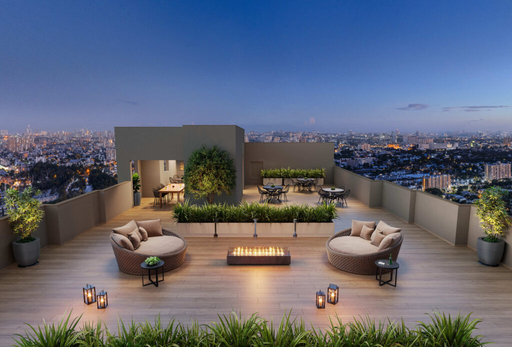 Rooftop do Vivaz Selection Laguna.