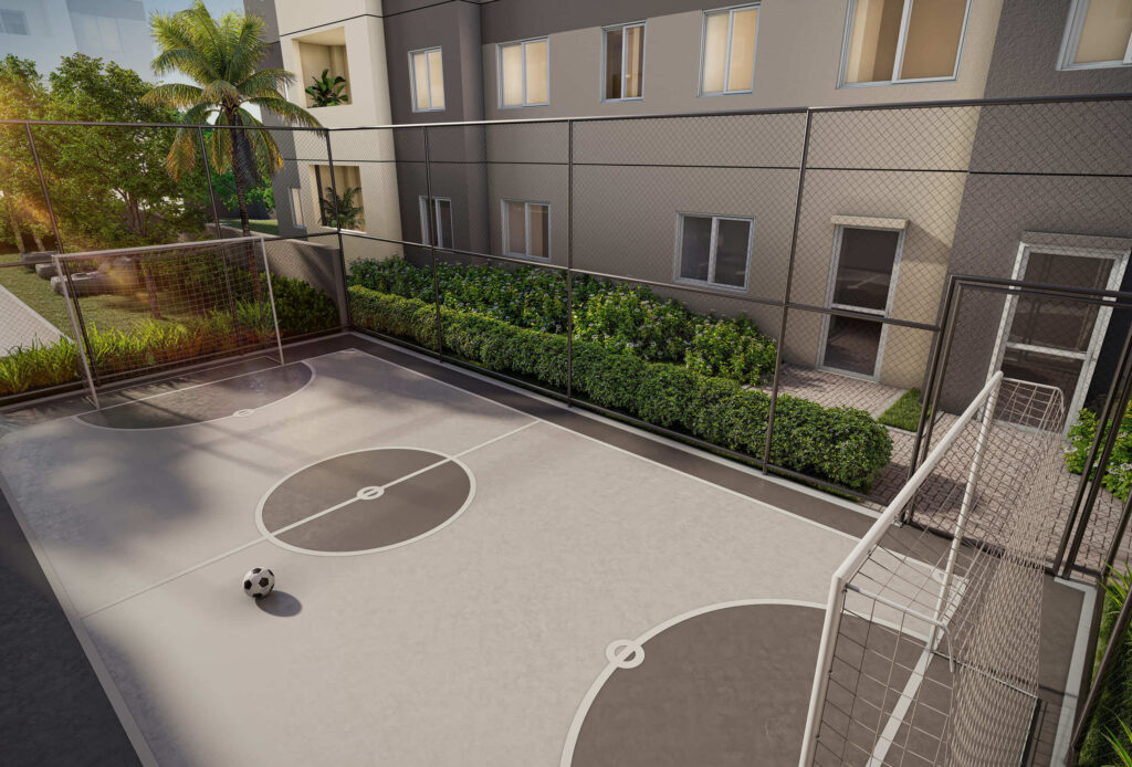 Quadra recreativa.