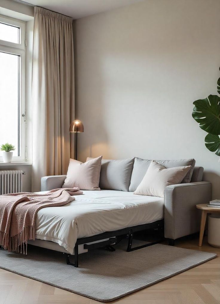 O sofá-cama certo pode completar sua decoração.