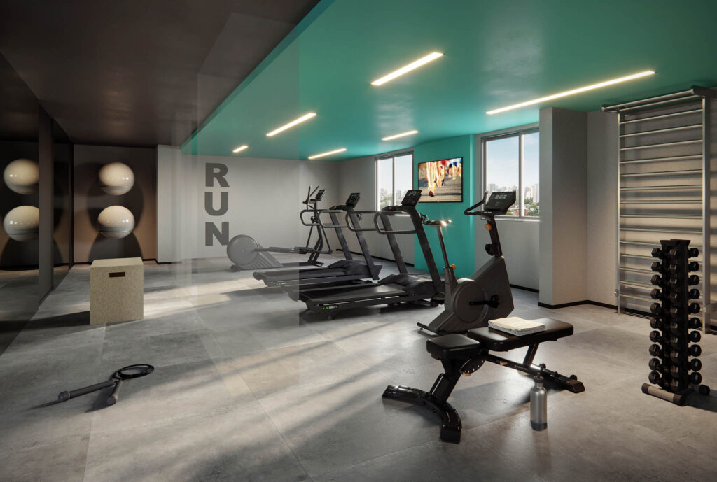 Academia do condomínio Vivaz Freguesia do Ó. 
