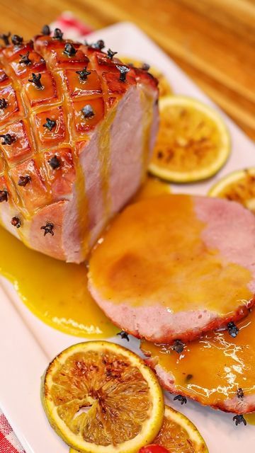 Tender com molho de laranja é uma receita simples para o fim de ano. 
