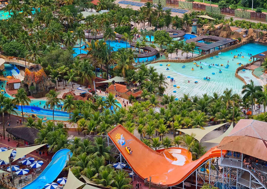 Thermas dos Laranjais é uma atração para as férias escolares. 
