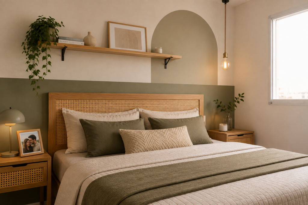 decoracao-de-quarto-de-casal-cores-na-parede
